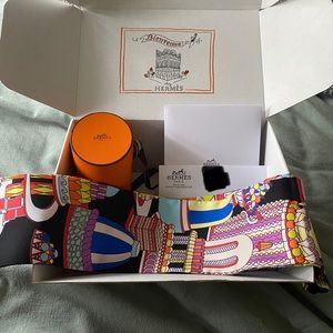 Authentic Hermes Maxi Twilly Slim Multifunctional Scarf